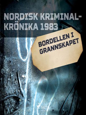 cover image of Bordellen i grannskapet